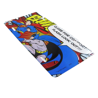 Imagem de PLACA PAREDE METAL DC BATMAN AND SUPERMAN 15 X 30 - 01 UNIDADE